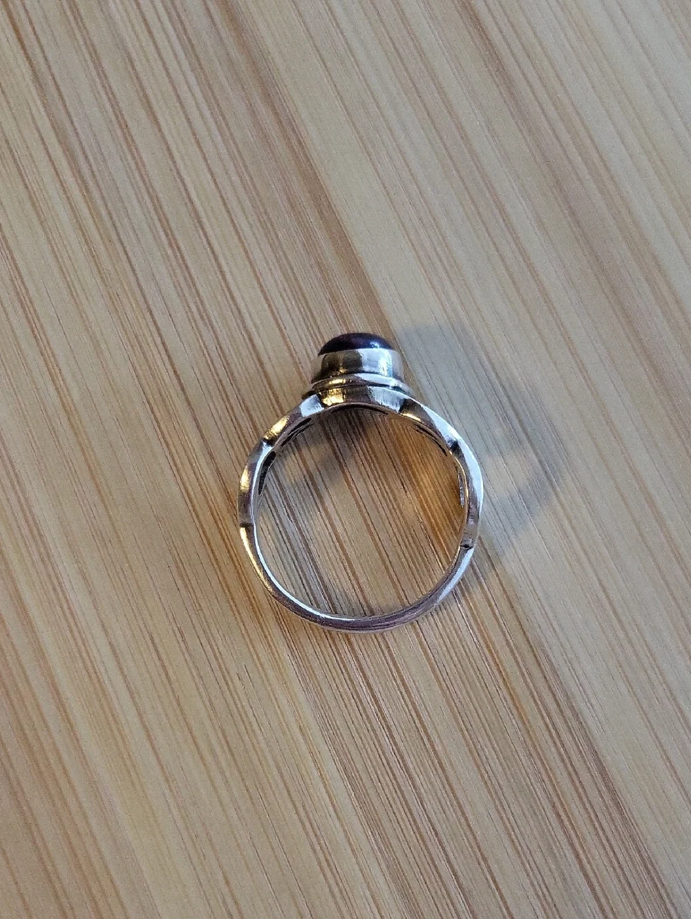 Sterling Amethyst Cabochon 